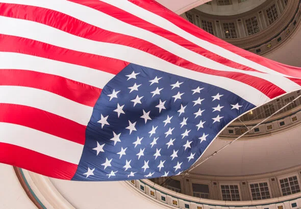 negative-space-american-flag-interior-building