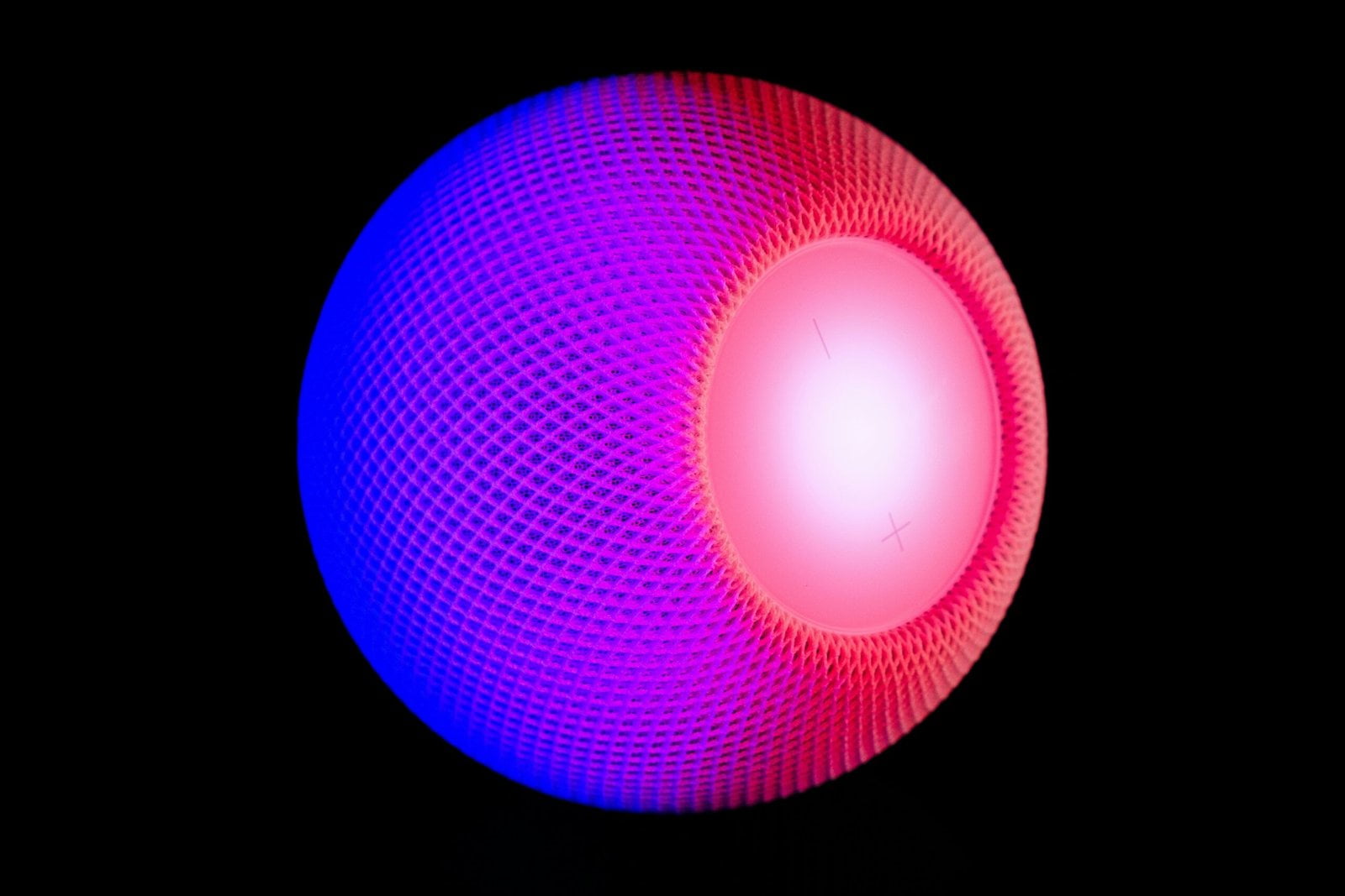 purple and blue round light: 3D Audio Technology