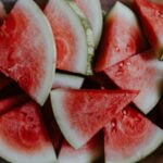 sliced watermelons