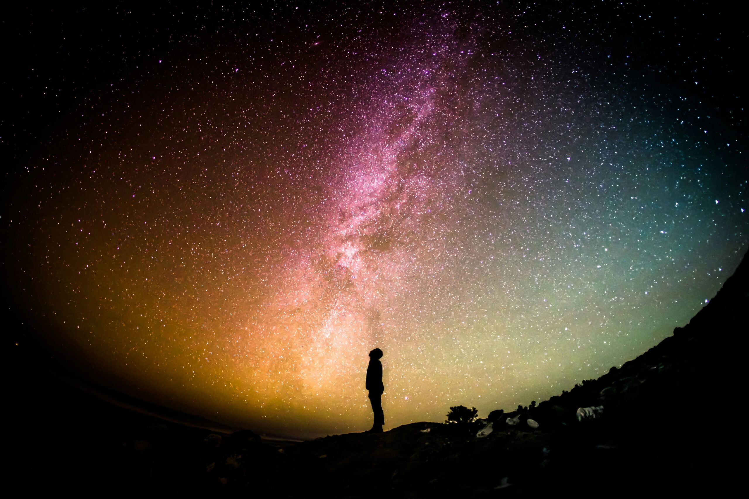 silhouette photography of person. Amazing Facts About the Universe